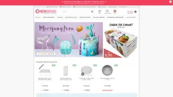 Website Screenshot: Meincupcake.de - Der Shop für Hobbybäcker | MEINCUPCAKE Shop - Date: 2023-06-23 12:06:55