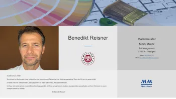 Website Screenshot: MM Mein Maler Benedikt Reisner e.U. - Mein Maler – Benedikt Reisner – Malermeister - Date: 2023-06-15 16:02:34