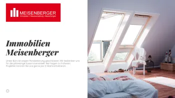 Website Screenshot: Ing. Franz MEISENBERGER MAS - Meisenberger Immobilien - Date: 2023-06-23 12:06:55