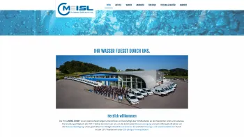 Website Screenshot: MEISL GmbH - MEISL - MEISL GmbH - Wasser- u. Abwassertechnik, Edelstahlkonstruktionen, Heizung - Sanitär - Date: 2023-06-23 12:06:55
