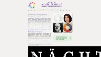 Website Screenshot: Meissl Metaltraining - Meissl Mentaltraining - geführte Meditation - Niederösterreich - Mentaltraining - Date: 2023-06-23 12:06:55