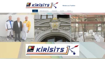 Website Screenshot: PHILIPP KIRISITS NFG. WOLFGANG KIRISITS Maler + Anstreicher + Bodenleger + Stuckateur + Trockenbau Meisterbetrieb - MEISTER KIRISITS - Date: 2023-06-14 10:43:48