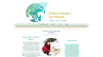 Website Screenshot: Tierkommunikation Melissa Maria Lindblom - Home - Tierkommunikation & Naturbotschaften - Date: 2023-06-26 10:26:33