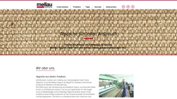 Website Screenshot: Mellau-Teppich Lotteraner Wüstner GmbH Mellau Teppich - Mellau-Teppiche: Homepage - Date: 2023-06-23 12:06:58