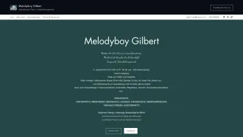 Website Screenshot: Melodyboy " GILBERT" - Melodyboy Gilbert, Unterhaltungsmusik, Tanzmusik, Gotthartsberg, - Date: 2023-06-23 12:06:58
