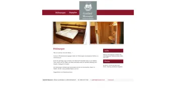 Website Screenshot: Hotel Gasthof Messerer - Hotel Gasthof Messerer | Wohnungen - Date: 2023-06-23 12:07:01
