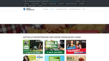 Website Screenshot: Messe Wieselburg GmbH - Messe Wieselburg GmbH / Messe Wieselburg - Date: 2023-06-14 10:37:35