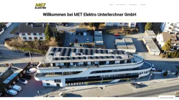 Website Screenshot: MET Elektro-Unterlerchner GmbH - Home - MET Elektro - Date: 2023-06-23 12:07:04