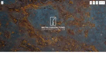 Website Screenshot: Metallgestaltung Johannes Forster - Metallgestaltung Johannes Forster | Seekirchen, Salzburg, Flachgau - Date: 2023-06-23 12:07:04