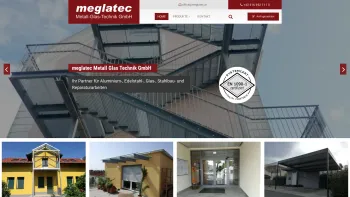 Website Screenshot: bei Metallbau Neustift - Metallbau in Graz - meglatec Metall Glas Technik GmbH - Date: 2023-06-23 12:07:04