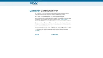 Website Screenshot: Metasyst Informatik GmbH - Metasyst verstärkt LTW - Date: 2023-06-23 12:07:04