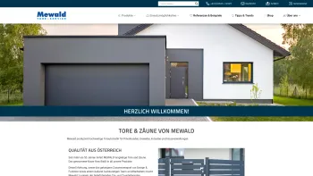 Website Screenshot: Mewald Ges.m.b.H. - Startseite - Mewald - Date: 2023-06-23 12:07:04