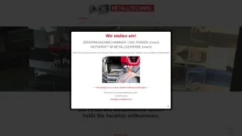 Website Screenshot: MG Metalltechnik GmbH - MG Metalltechnik – Konstruktion | Fertigung | Komplettlösung - Date: 2023-06-15 16:02:34