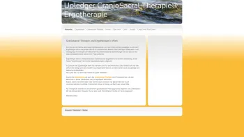 Website Screenshot: Praxis für CranioSacral Therapie und Ergotherapie - Wien - Ergotherapie + Craniosacral Therapie - Date: 2023-06-23 12:07:07