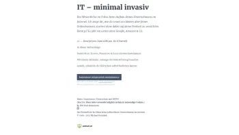 Website Screenshot: michaelgerzabek.com - IT – minimal invasiv | Das Wesentliche im Fokus beim Aufbau deines Unternehmens im Internet. - Date: 2023-06-15 16:02:34