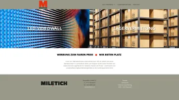 Website Screenshot: M. Miletich GmbH - HOME - Miletich - Date: 2023-06-23 12:07:10