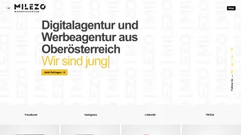 Website Screenshot: MILEZO Werbeagentur - MILEZO - Die Digital- & Werbeagentur aus Oberösterreich - Date: 2023-06-15 16:02:34