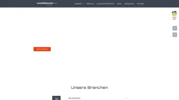Website Screenshot: milltech CNC Lohnfertigung CNC Drehen CNC Fräsen Komponentenbau Österreich Schärding - Milltech GmbH - Milltech GmbH - Date: 2023-06-23 12:07:10