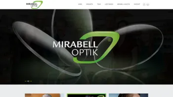 Website Screenshot: bei Mirabell Optik GmbH. - Mirabell Optik / Ihr Fachoptiker in Salzburg. Präzision, die Augen macht. - Date: 2023-06-15 16:02:34