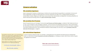 Website Screenshot: M.J.L. Technische Software GmbH - M.J.L. Technische Software GmbH - Date: 2023-06-23 12:07:13
