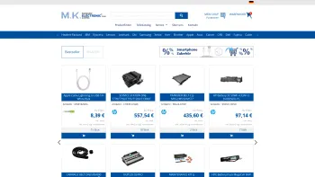 Website Screenshot: M.K. Computer ELECTRONIC GmbH Wien Ersatzteile für HP Compaq Lexmark Acer IBM Xerox Brother Fujitsu Siemens - MK AT - Date: 2023-06-23 12:07:13