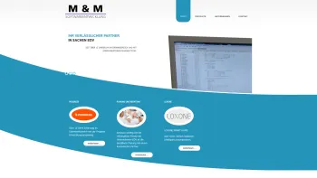 Website Screenshot: M&M Softwareentwicklung Bauerecker OEG - Start - Date: 2023-06-23 12:07:16