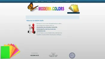 Website Screenshot: Modern Colors Handels-GmbH Etiketten Papier Neon - Home - Date: 2023-06-23 12:07:18