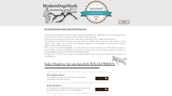 Website Screenshot: Sergiu Zadoina ModernDogsWork - Artgerechtes Hundetraining und Erziehung by ModernDogsWork - Date: 2023-06-23 12:07:18