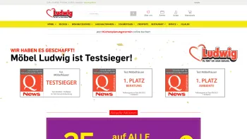 Website Screenshot: Möbel Ludwig Möbel Küchen, - Herzlich Willkommen bei Möbel Ludwig! - Date: 2023-06-23 12:07:18
