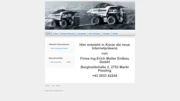 Website Screenshot: Moller Erich TELEKOM AUSTRIA Lix BusinessWeb - Home - Erdbau Ing. Erich Moller GmbH - Date: 2023-06-14 10:43:56