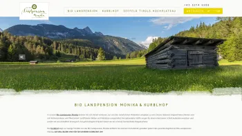 Website Screenshot: Bio-Landpension Monika Leutasch - Bio Landpension : Bio Landpension Monika - Date: 2023-06-23 12:07:21