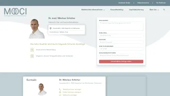 Website Screenshot: Ordination Dr. med. Nikolaus Schicher - Dr. Nikolaus Schicher - Hautarzt | MOOCI - Date: 2023-06-14 16:41:08