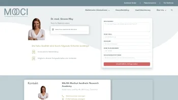 Website Screenshot: Ordination Dr. med. univ. Simone May - Dr. Simone May - Ästhetische Medizin | MOOCI - Date: 2023-06-15 16:02:34