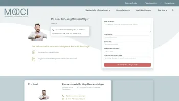 Website Screenshot: Ordination Dr. Jörg Hannesschläger - Dr. Jörg Hannesschläger - Zahnarzt | MOOCI - Date: 2023-06-26 10:26:35