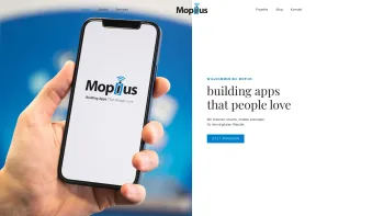 Website Screenshot: Mopius - Mopius Mobile GmbH - APP ENTWICKLUNG in LINZ | WIEN - Date: 2023-06-14 10:43:59