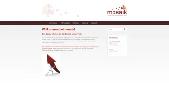 Website Screenshot: mosaik Technische Kommunikation GmbH - mosaik.co.at - Date: 2023-06-23 12:07:24