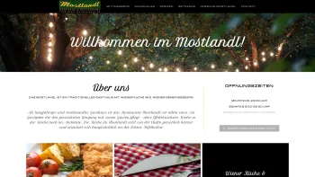 Website Screenshot: Mostlandl - Mostlandl – Gasthaus & Restaurant - Date: 2023-06-23 12:07:24