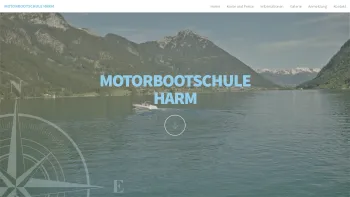Website Screenshot: Motorbootschule Harm - HARM - Date: 2023-06-23 12:07:27