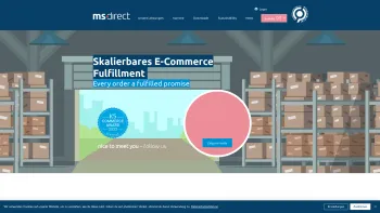 Website Screenshot: bei MS-Direct - MS Direct AG • Der Schweizer Logistik & E-Commerce Spezialist - Date: 2023-06-23 12:07:30