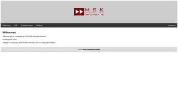 Website Screenshot: MSK Informatik GesmbH - MSK Informatik GesmbH - Date: 2023-06-14 10:43:59