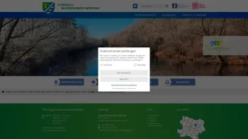 Website Screenshot: GEMEINDE MUCKENDORF-WIPFING AN DER DONAU N - Muckendorf-Wipfing - GEM2GO WEB - Startseite - Date: 2023-06-23 12:07:33