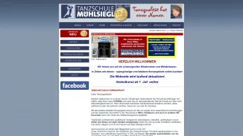 Website Screenshot: Tanzschule Mühlsiegl die kinderfreundliche Tanzschule - Startseite - Date: 2023-06-23 12:07:33