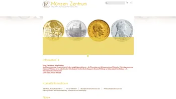Website Screenshot: Münzenzentrum - Dipl.Kfm. Kovacic GmbH & Co. KG - Münzen Zentrum !!! - Date: 2023-06-23 12:07:33