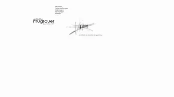 Website Screenshot: Mugrauer GmbH - architektur mugrauer - Date: 2023-06-23 12:07:33