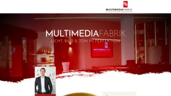 Website Screenshot: MULTIMEDIAFABRIK GmbH | GF Martin Gollner 
LICHT BILD UND TON IN PERFEKTION - MULTIMEDIAFABRIK GmbH | 6844 Altach | Austria | Vorarlberg - Date: 2023-06-23 12:07:36