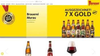 Website Screenshot: Brauerei Murau eGen - Murauer Bier – Murauer Website - Date: 2023-06-23 12:07:36