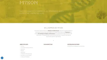 Website Screenshot: mykon Technisches Buero für Biologie und Mykologie - Mykon OG – Schimmel, Pilze, Analyse - Date: 2023-06-23 12:07:39