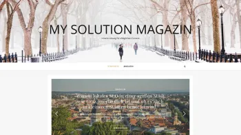 Website Screenshot: mysolution.at Webdesign und Werbung e.U. - My Solution Magazin – Unsere Lösung für alltäglichen Content - Date: 2023-06-23 12:07:39
