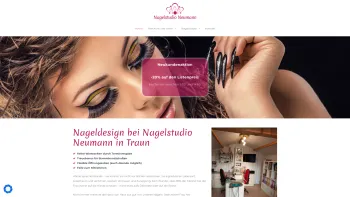 Website Screenshot: Nagelstudio Neumann - Nageldesign in Traun bei Nagelstudio Roswitha Neumann - Date: 2023-06-14 10:44:04