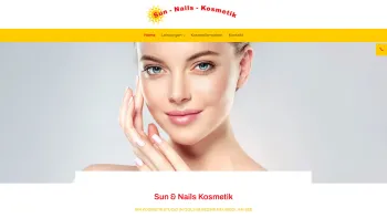 Website Screenshot: Sun Nails Kosmetik Moser - Ihr Top Kosmetikstudio in Gols im Bezirk Neusiedl am See - Date: 2023-06-23 12:07:41
